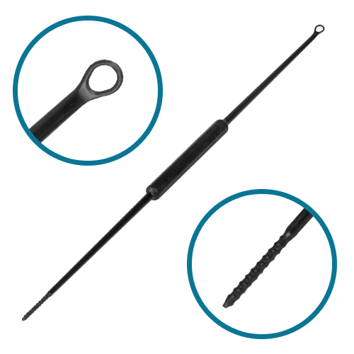 Pack of 100 Jobson Horne Round ear curettes