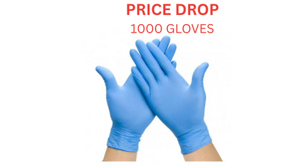 100 x 10 Boxes of Nitrile Gloves. Expire January 2026